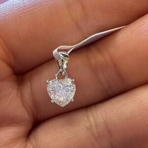 Elegant Silver Heart Pendant